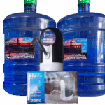 kit 20 (2 botellones de 20 lts. + bomba touch usb)